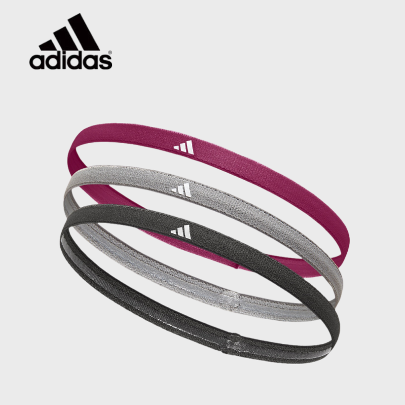 Yoga Fitness Band - Adidas 3-pak opasek na włosy pochłaniających