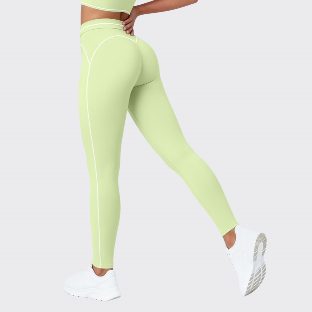 Yoga Fitness Up - Legginsy sportowe z wysokim stanem damskie