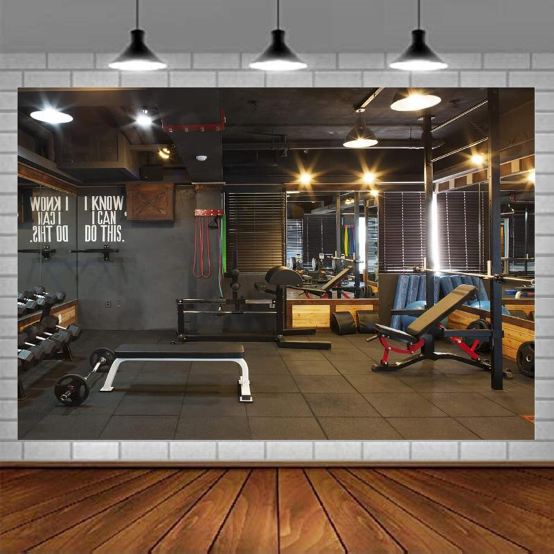Yoga Fitness Gym Photos - Tło fotograficzne do siłowni, dekoracja na
