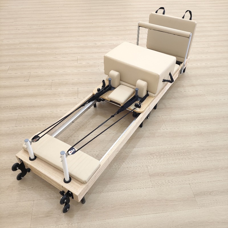 Drewniane składane łóżko do ćw – Yoga Fitness Pilates Reformer recenzja i cena