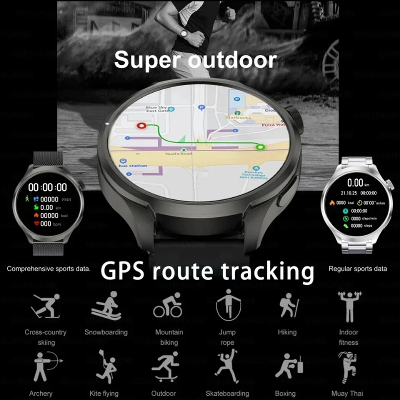 DK69 Smartwatch z GPS, ekran H – Wrist Wraps Fitness recenzja i cena