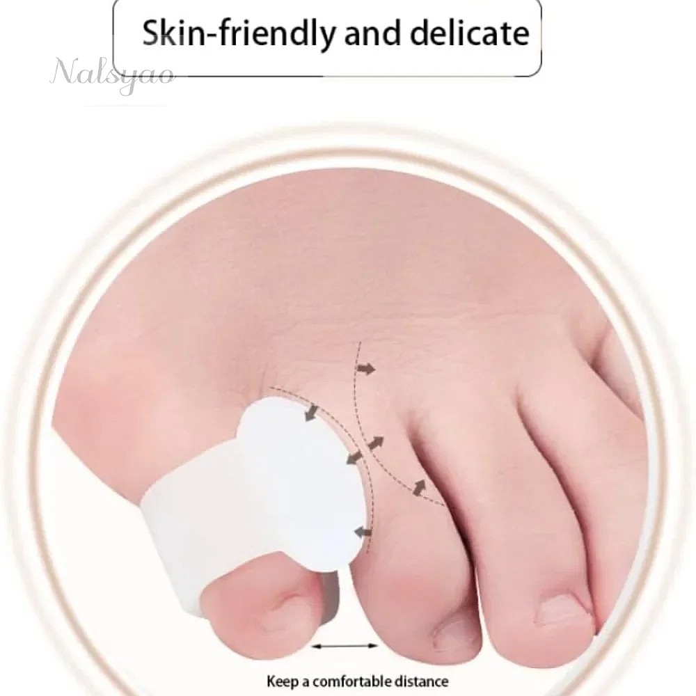 2 szt. Silikonowe oddzielacze  – Yoga Toe Separator recenzja i cena