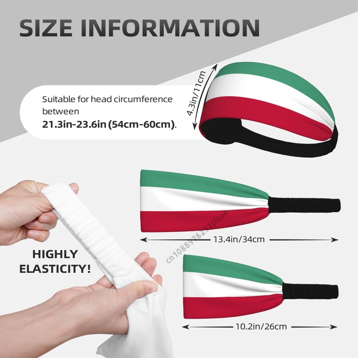 Opaski na głowę z flagą Kuwejt – Yoga Fitness Band recenzja i cena