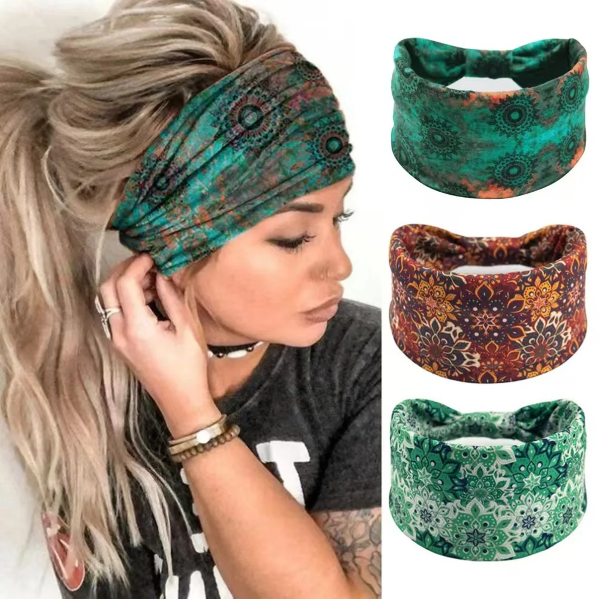 🌸 Opaska na głowę w stylu boho – Yoga Fitness Band recenzja i cena